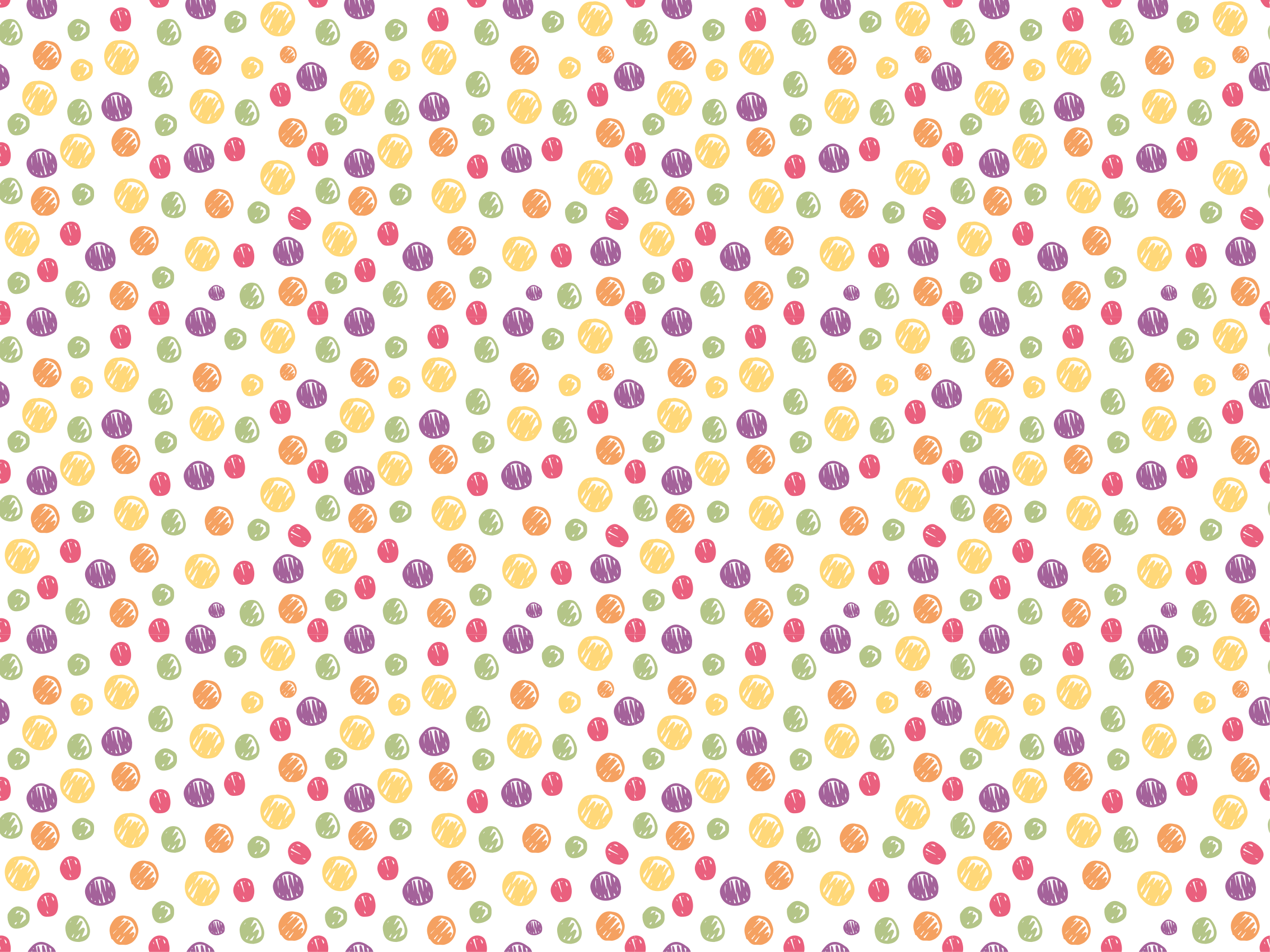 Tappeto vinile per bambini pois colorati - TenStickers