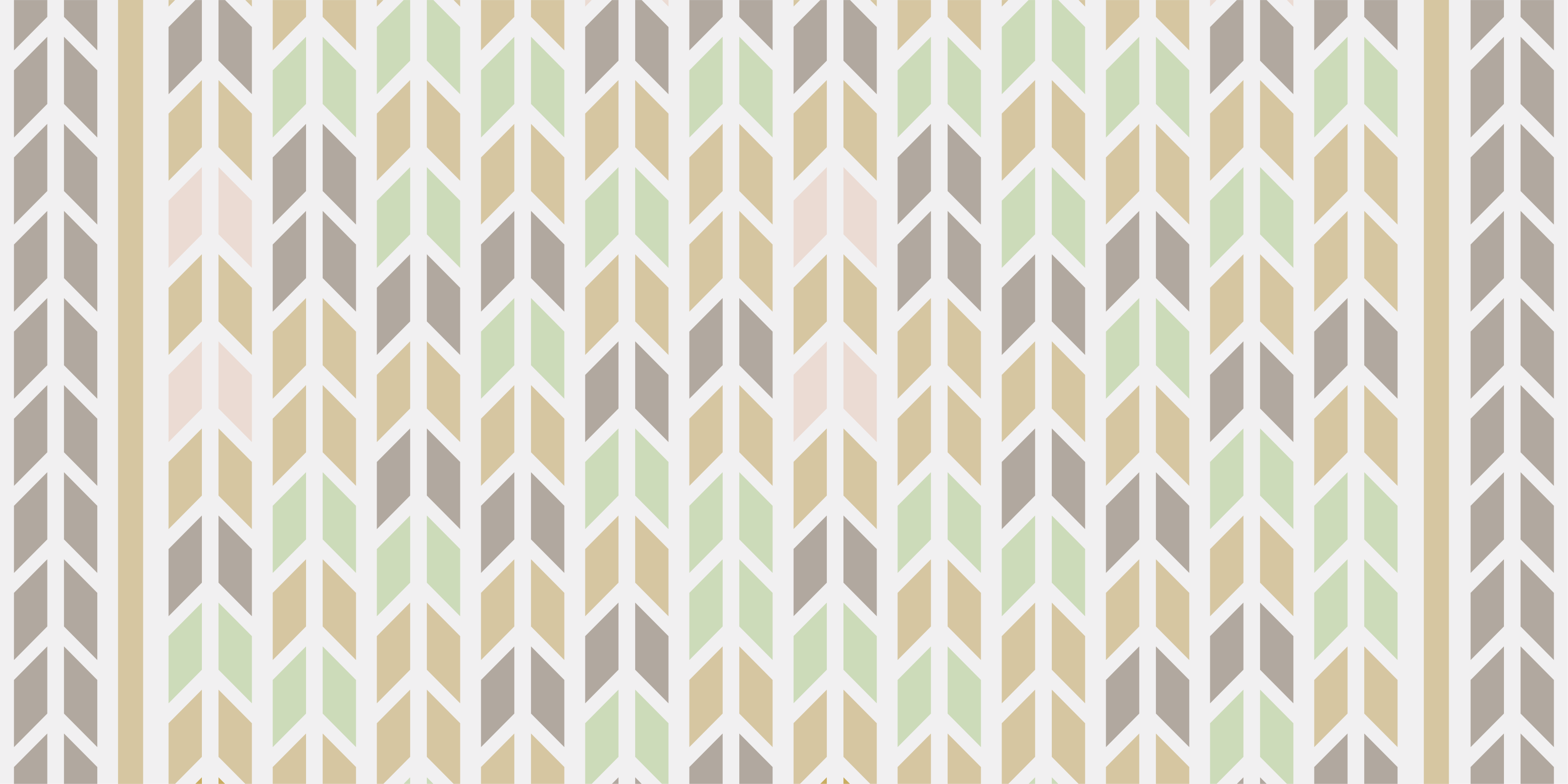 Tappeto vinile geometrico tonalità chevron - TenStickers