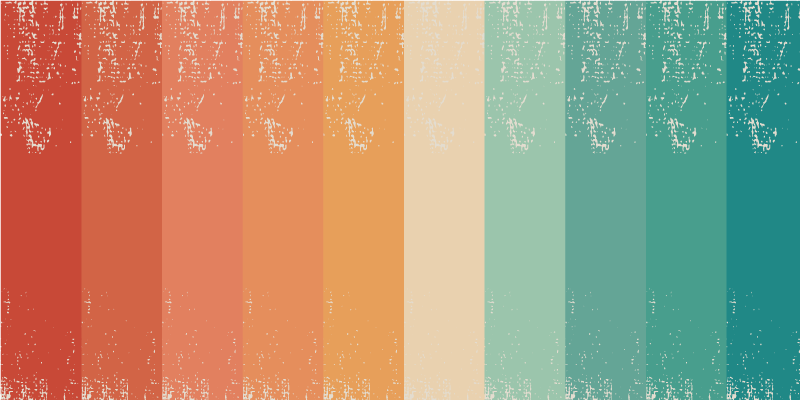 Tappeto vinile minimalista strati a strisce colorate - TenStickers