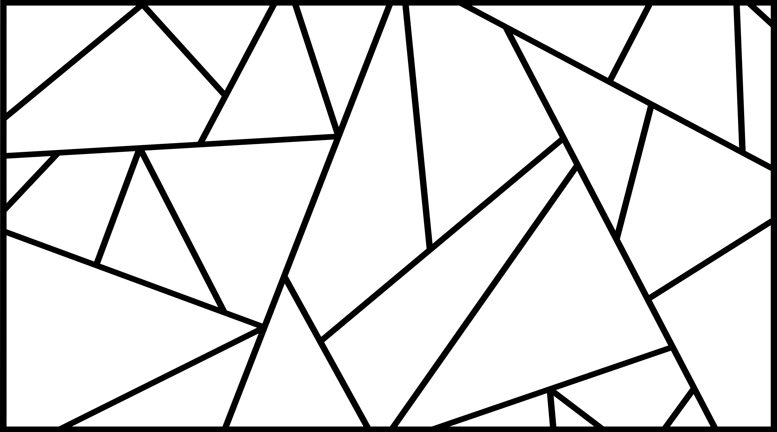 Tappeto vinile geometrico modello ad angolo acuto - TenStickers