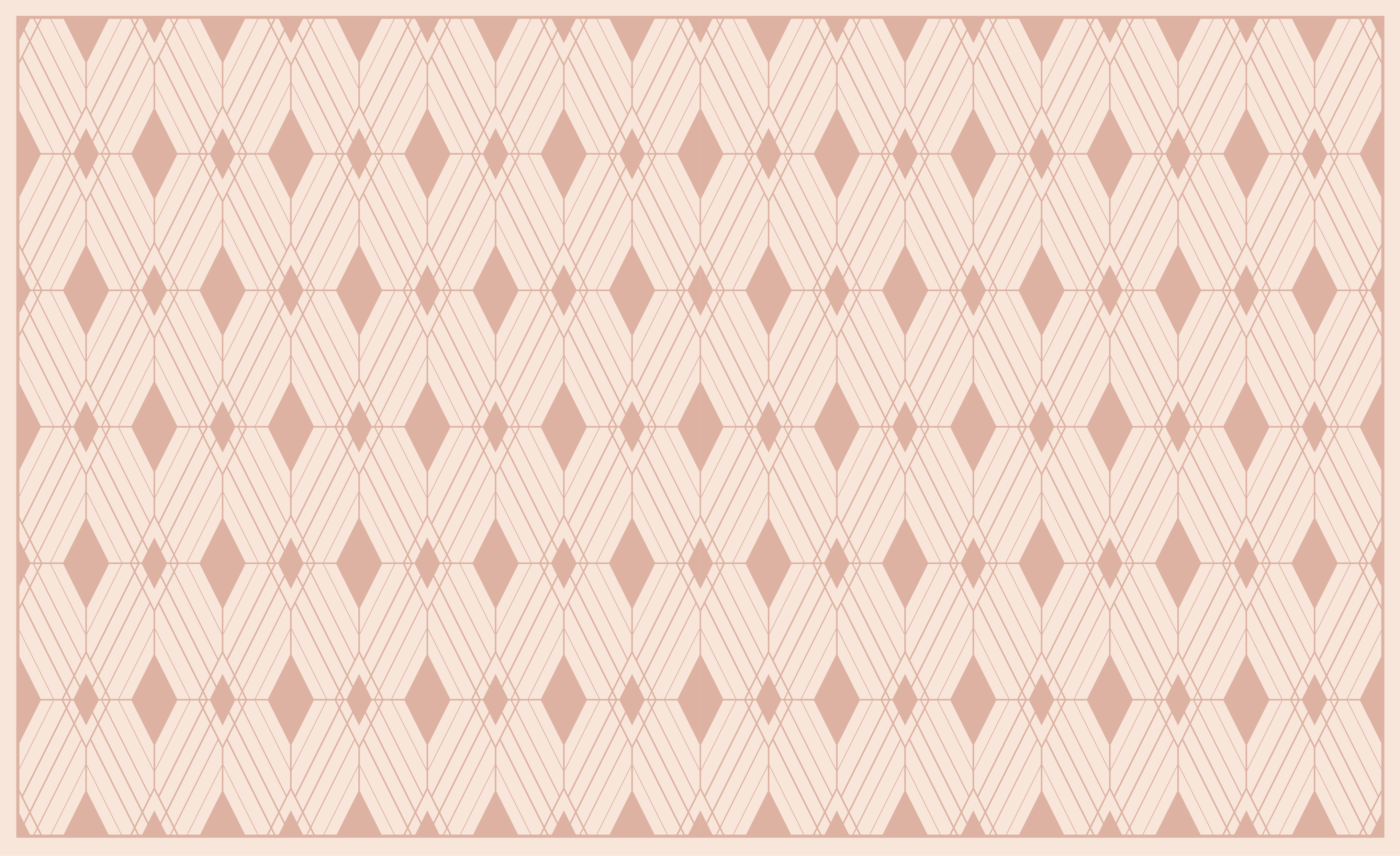 Tappeto vinile moderno motivo geometrico a rombi - TenStickers