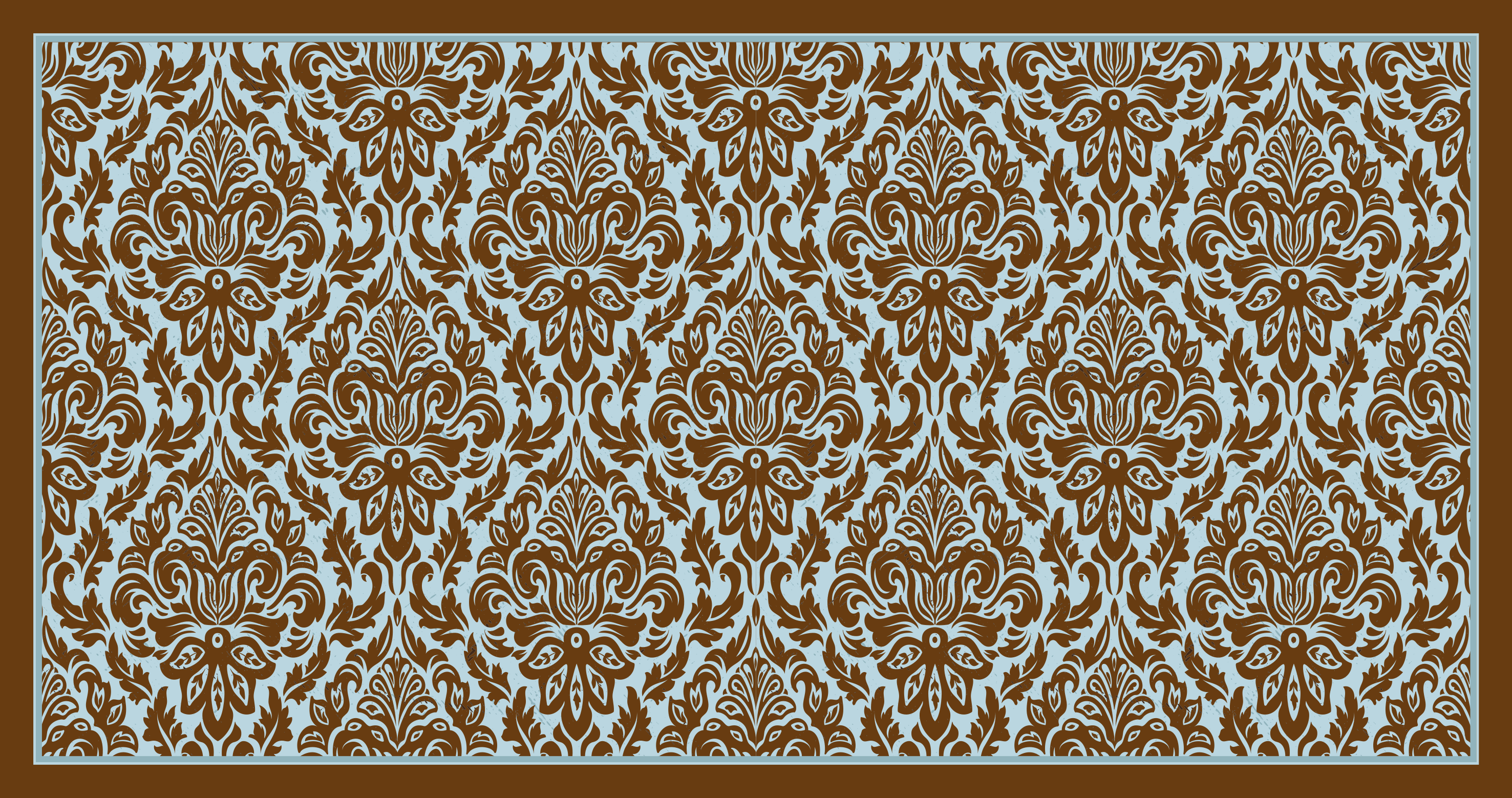 Tappeto vinile vintage elegante composizione floreale - TenStickers