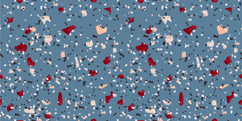 Tappeto vinile motivi forme colorate audaci - TenStickers