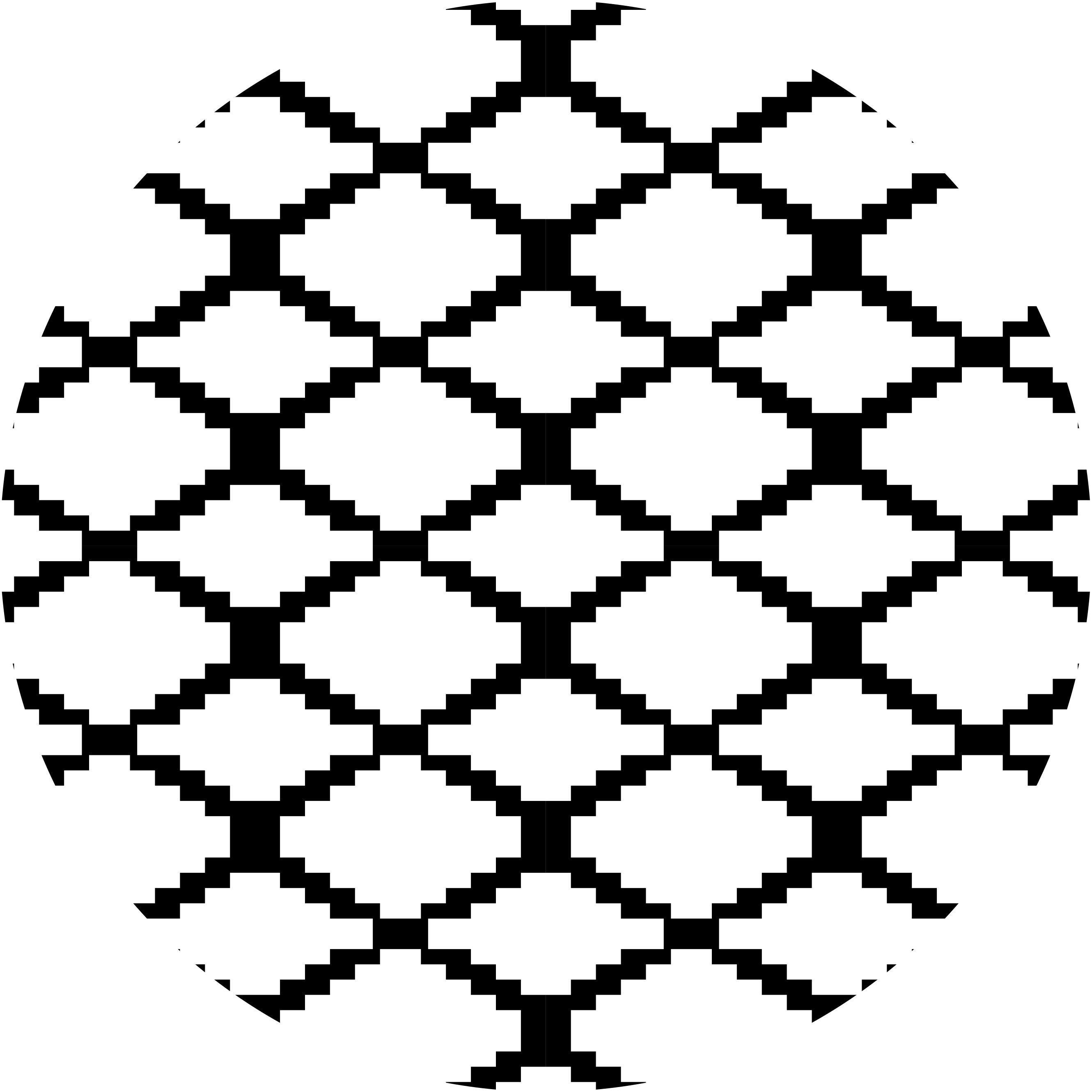 Tappeto vinile geometrico bianco e nero moderno - TenStickers