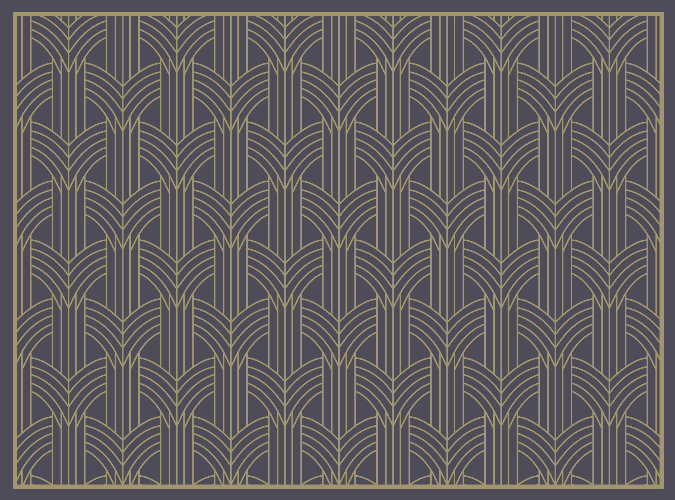 Tappeto vinile geometrico elegante motivo geometrico - TenStickers