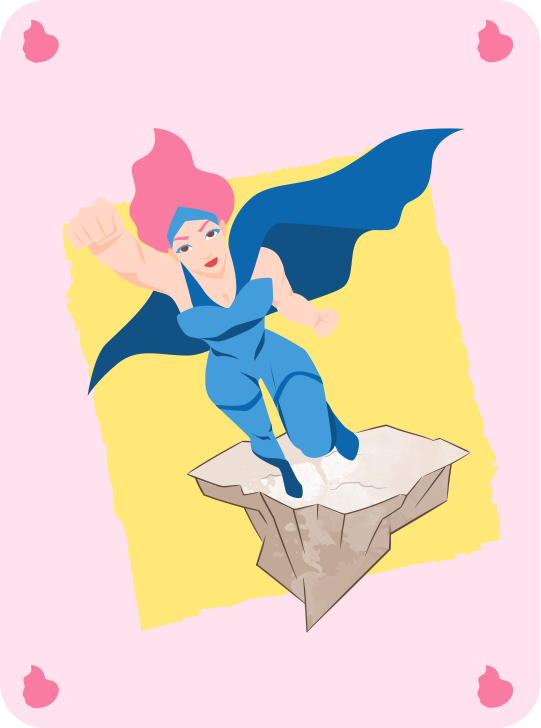 Tappeto vinile per bambini di avventure di supereroi - TenStickers