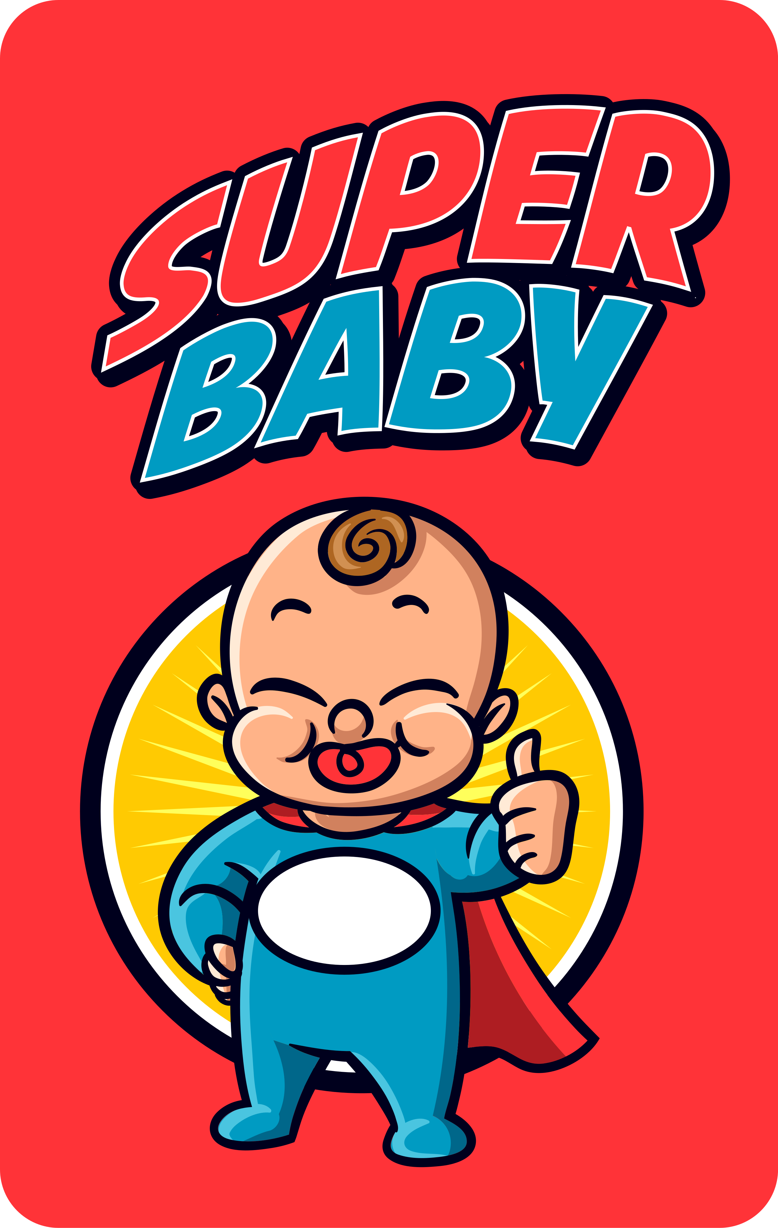 Tappeto vinile bebé Superbaby - TenStickers