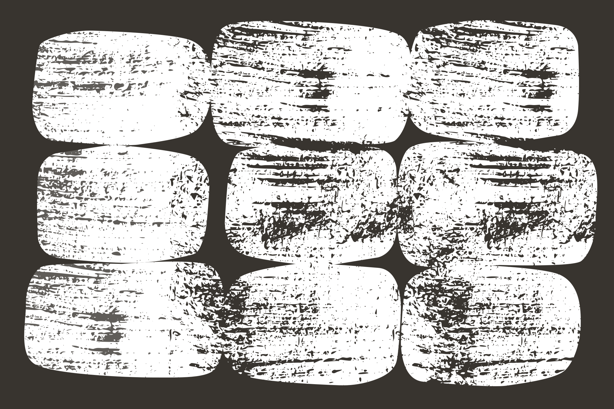 Tappeto vinile blocchi monocromatici strutturati - TenStickers