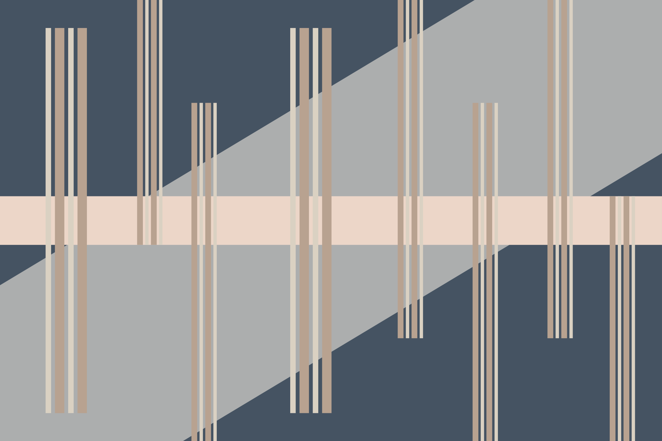 Tappeto vinile strisce estetica a strisce - TenStickers