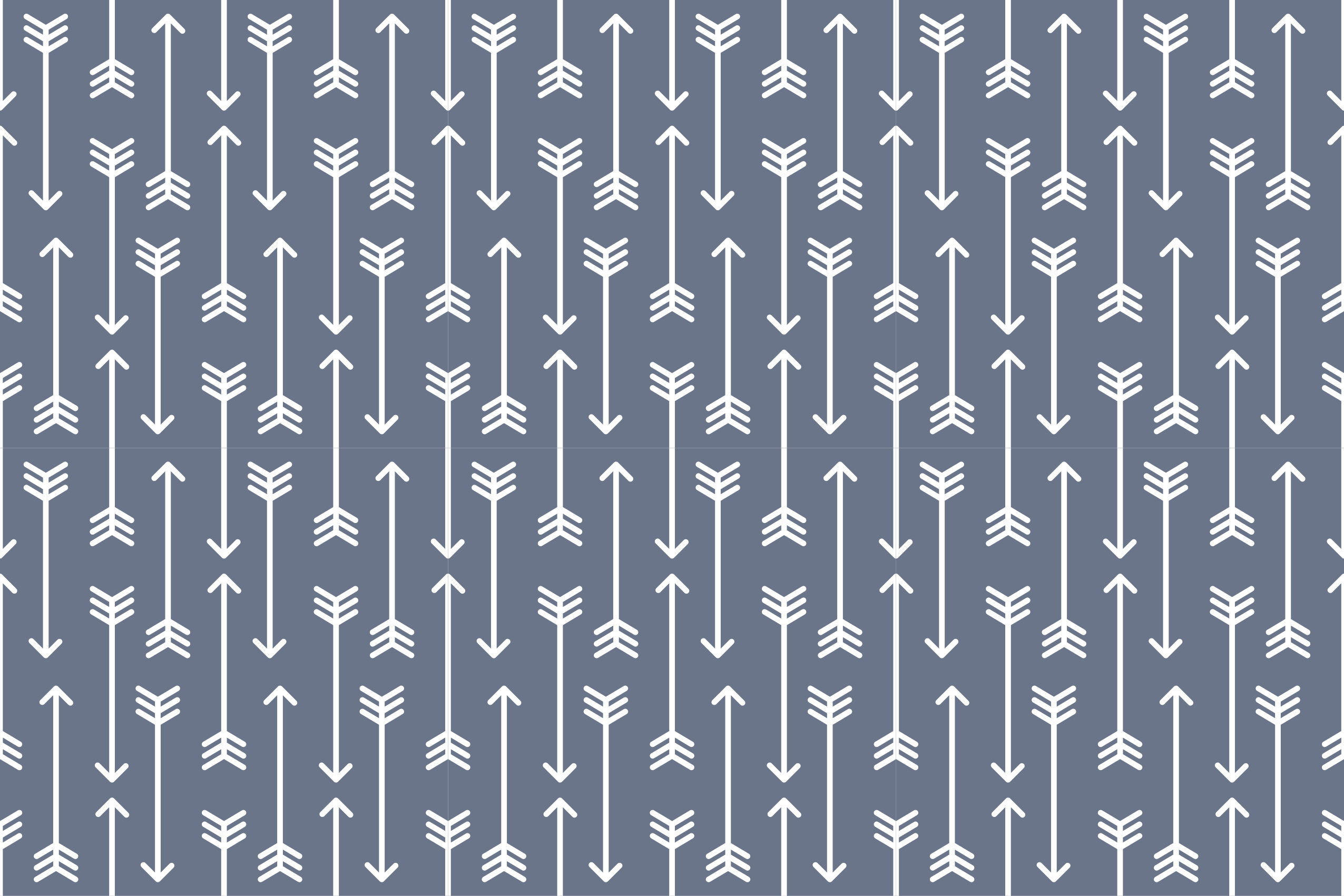 Tappeto vinile strisce modelli di frecce - TenStickers