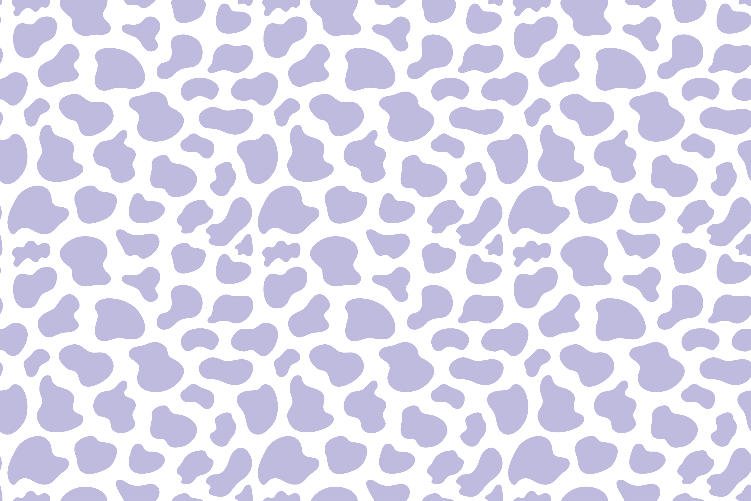 Tappeto vinile stampa animale macchie di leopardo lavanda - TenStickers