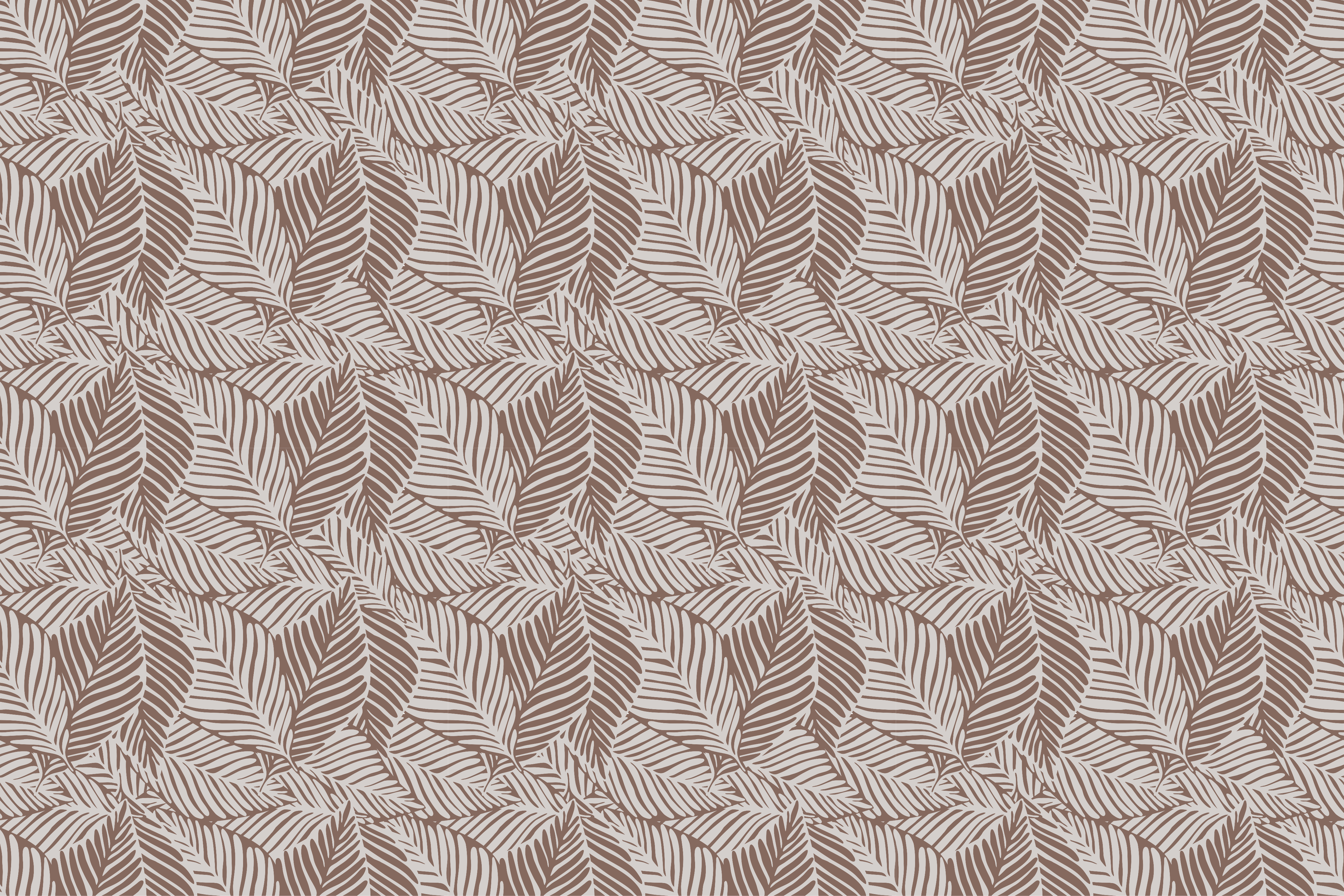 Tappeto vinile fiori superficie con motivo a foglie - TenStickers