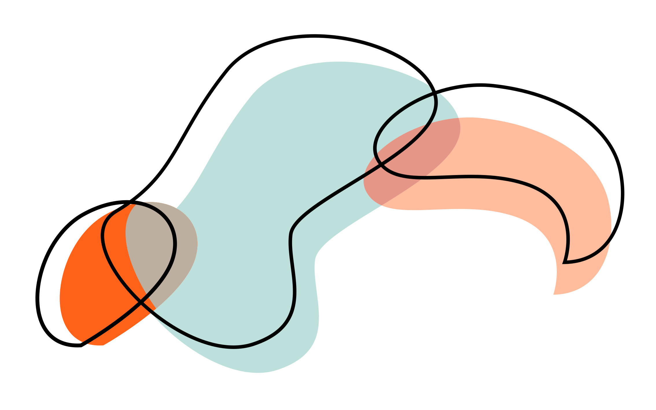 Tappeto vinile minimalista forme geometriche astratte - TenStickers