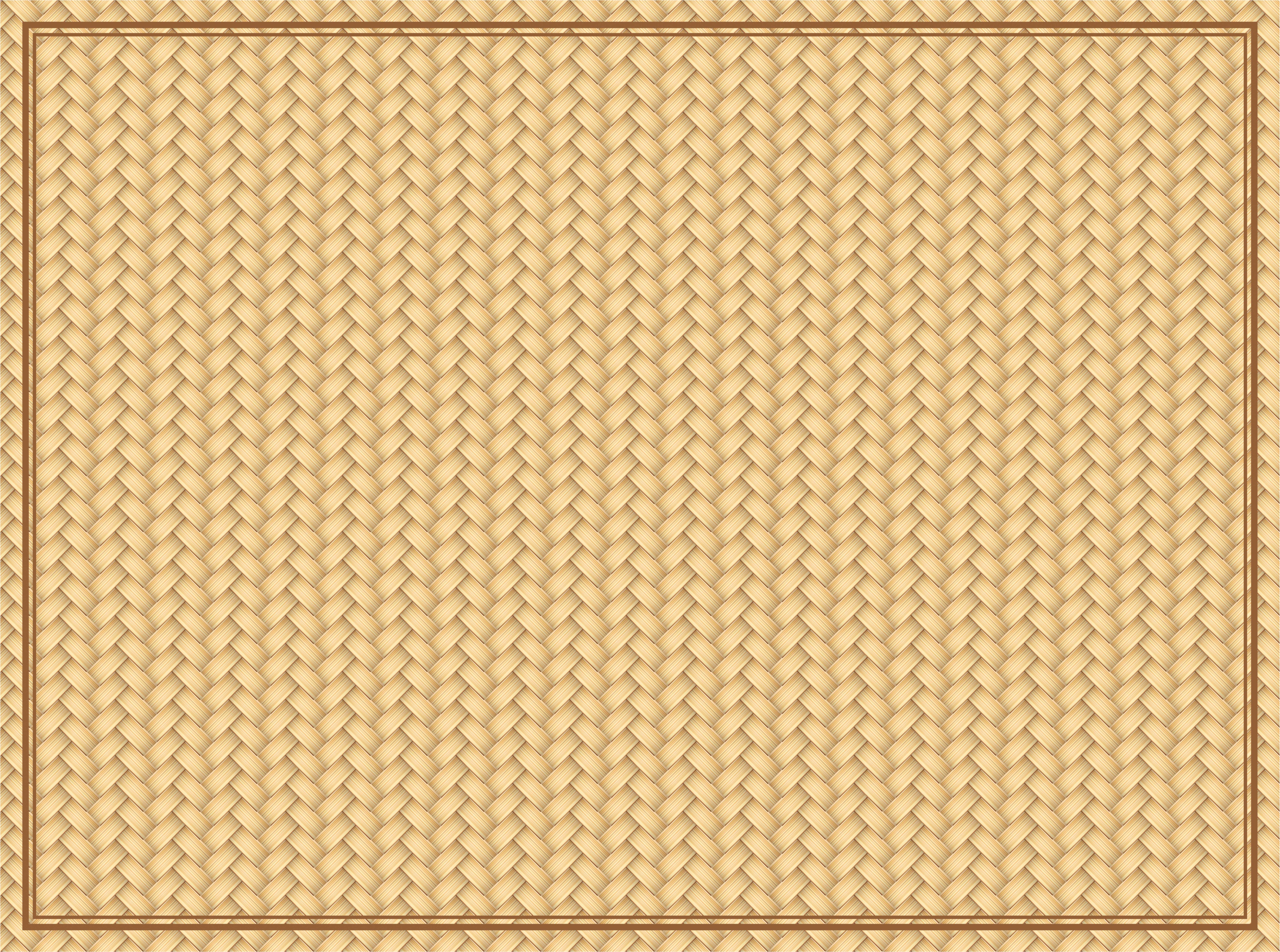 Tappeto in vinile retro/vintage vimini - TenStickers