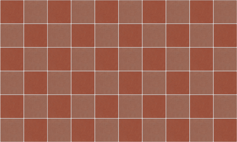 Tappeto in vinile marrone piastrelle di Siena - TenStickers