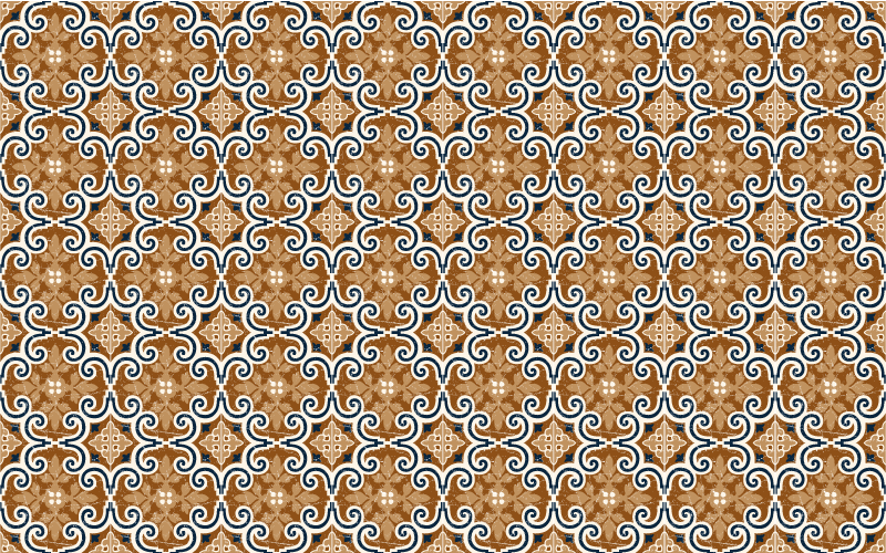 Tappeto in pvc motivo floreale - TenStickers