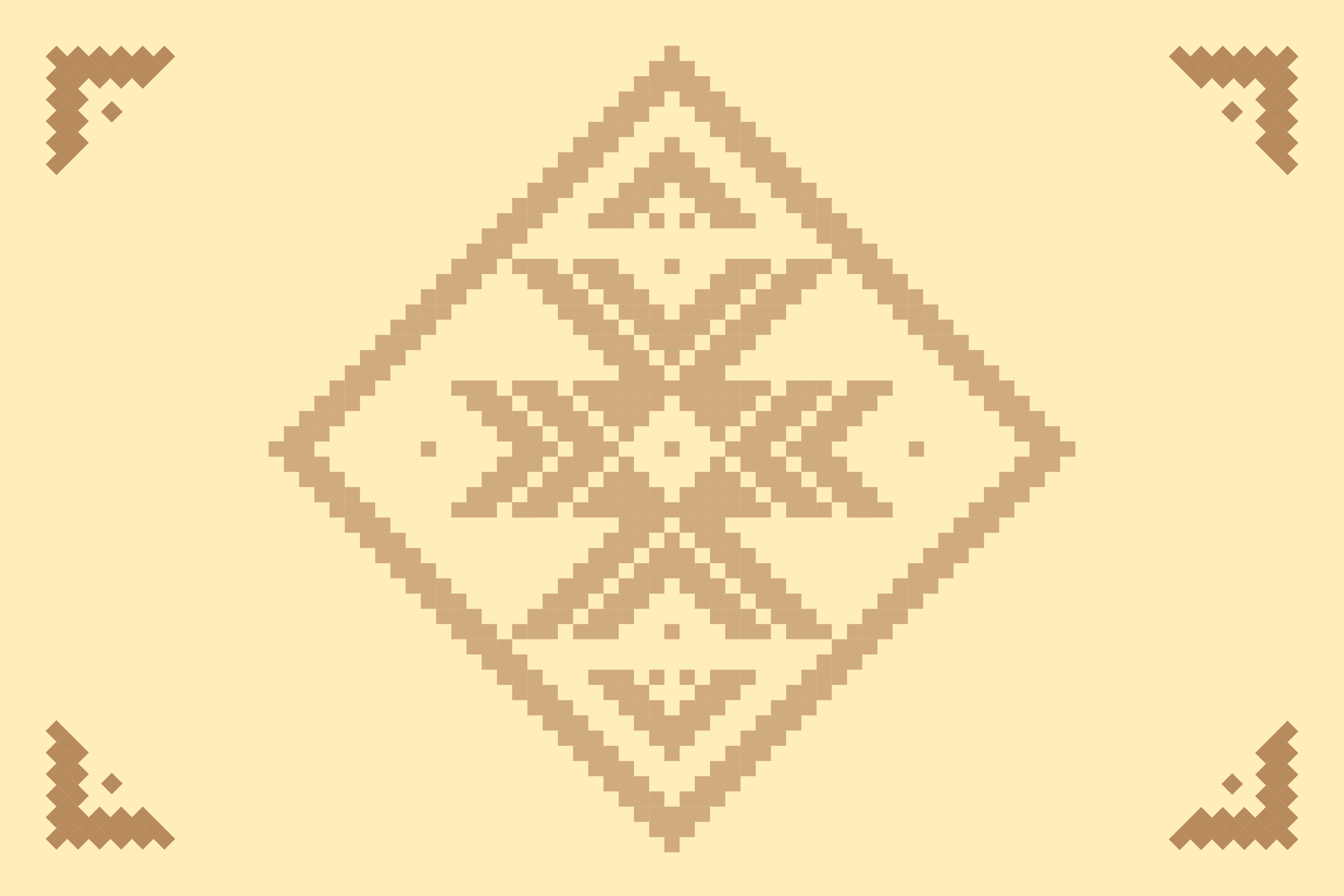 Tappeto in vinile soggiorno elegante contrasto geometrico - TenStickers