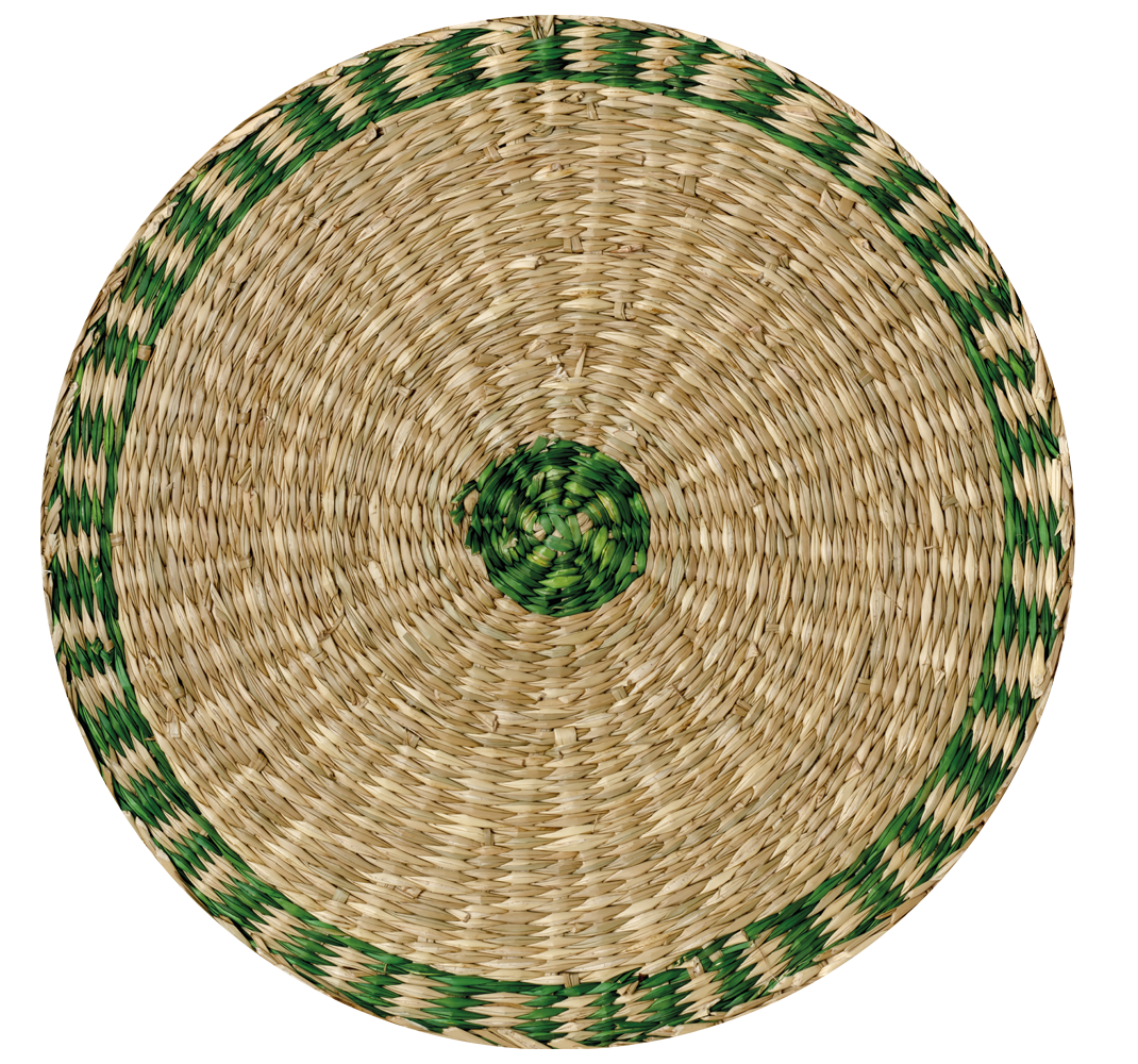 Tappeto in pvc effetto paglia rotondo - TenStickers