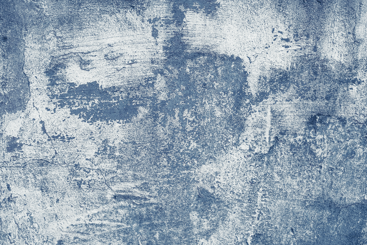 Tappeto in vinile effetto cemento blu - TenStickers