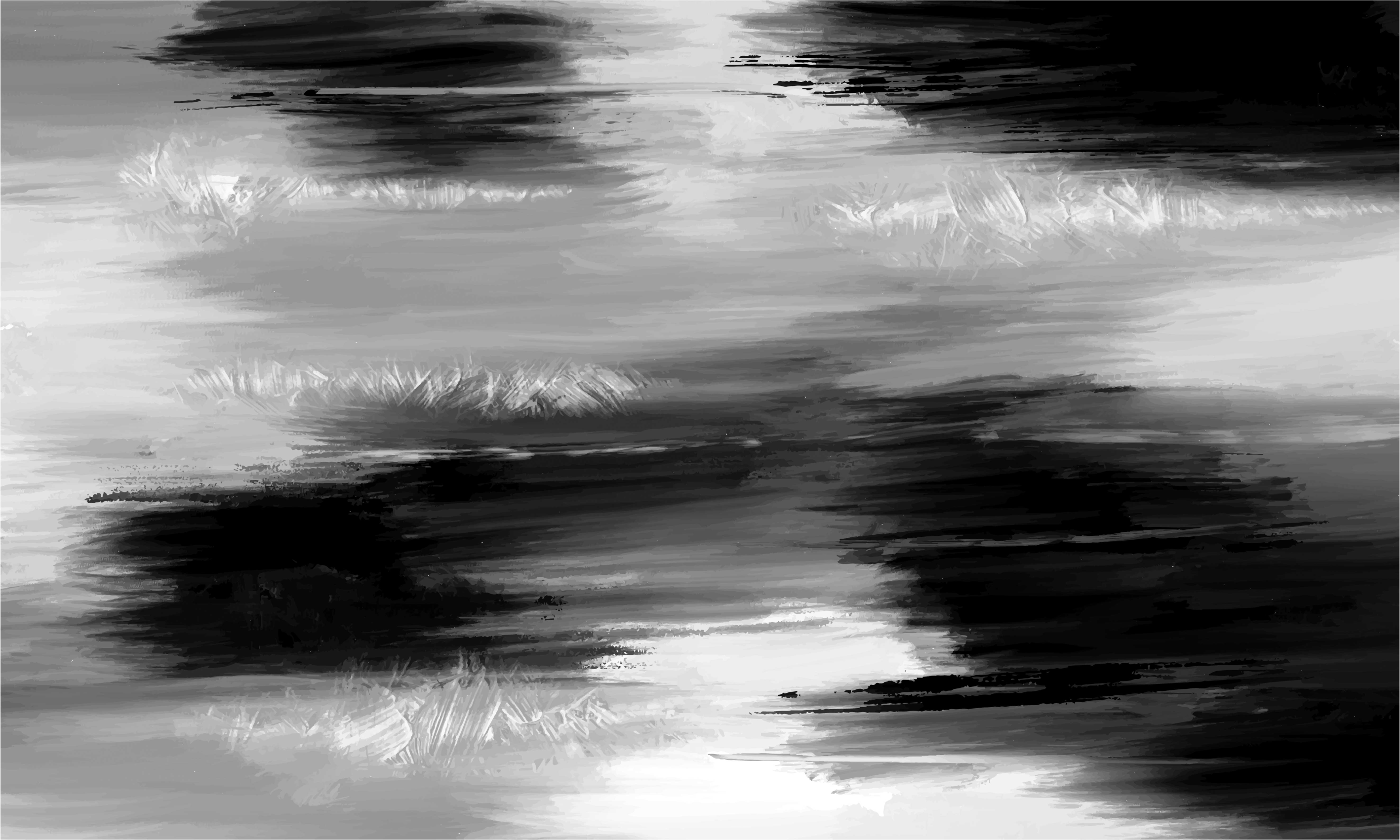 Tappeto in vinile ufficio pittura astratta - TenStickers