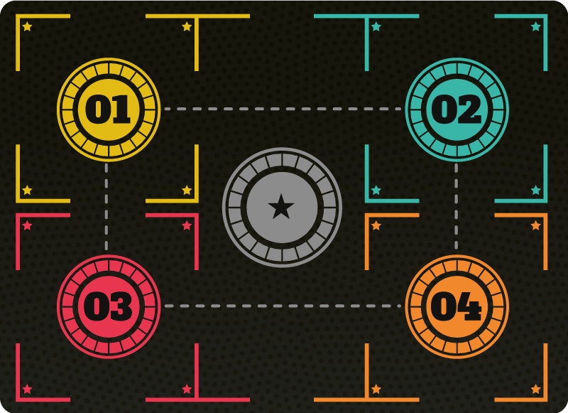 Passatoia in vinile allenamento di basket - TenStickers