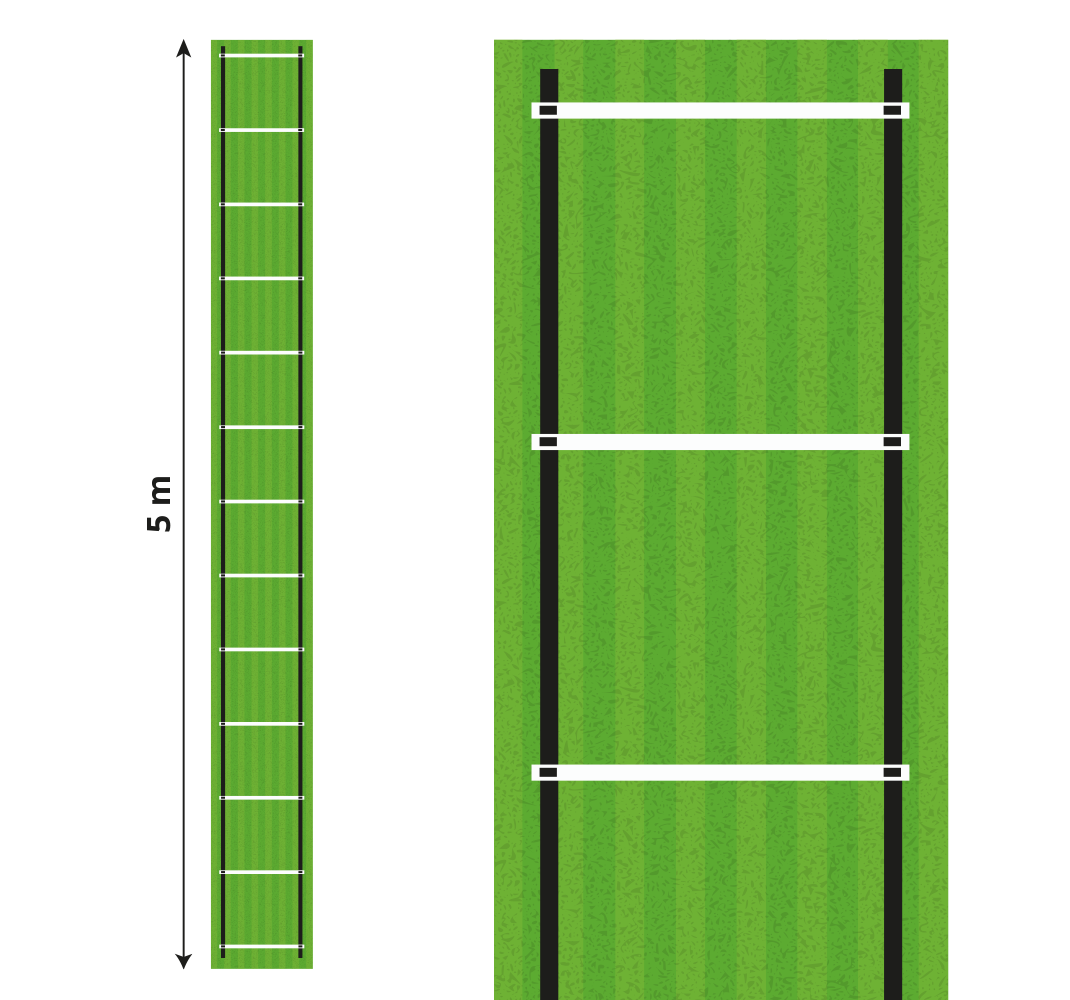 Tappeto in vinile scala velocità 5 metri - TenStickers