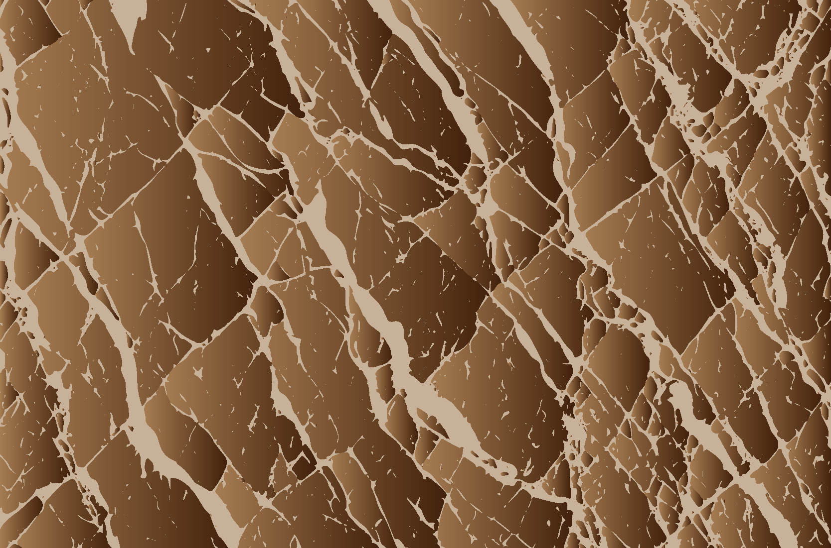 Tappeto vinile sala da pranzo effetto marmo marrone - TenStickers