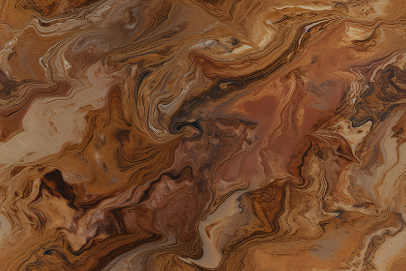 Tappeto vinile effetto marmo tonalità marrone - TenStickers