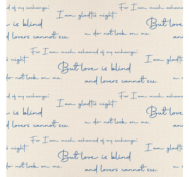 Carta da parati con scritte carta tessile - TenStickers