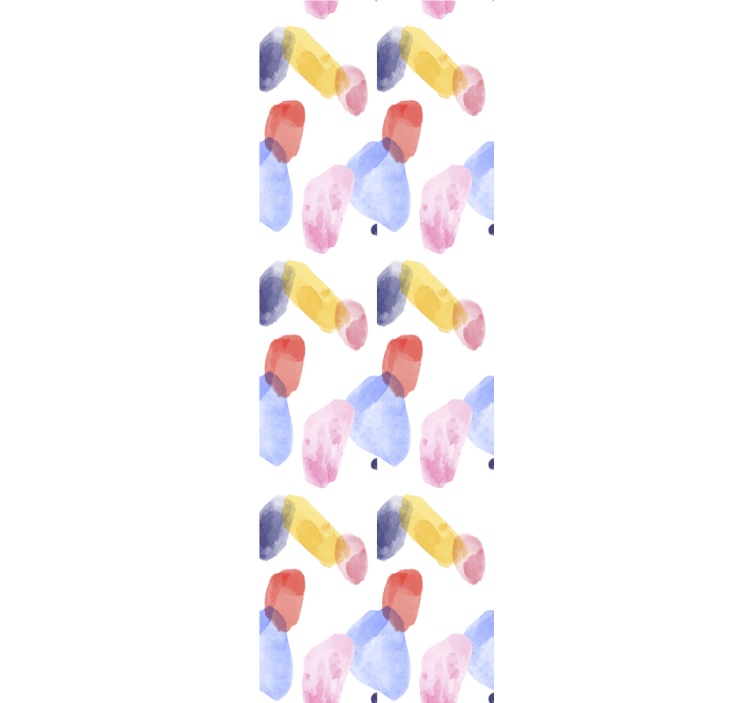 Carta da parati astratta modelli di colori tenui - TenStickers