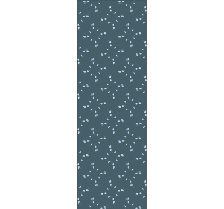 Carta da parati moderna disegno del motivo floreale - TenStickers