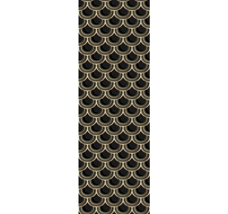 Carta da parati ornamentale elegante motivo a capesante - TenStickers