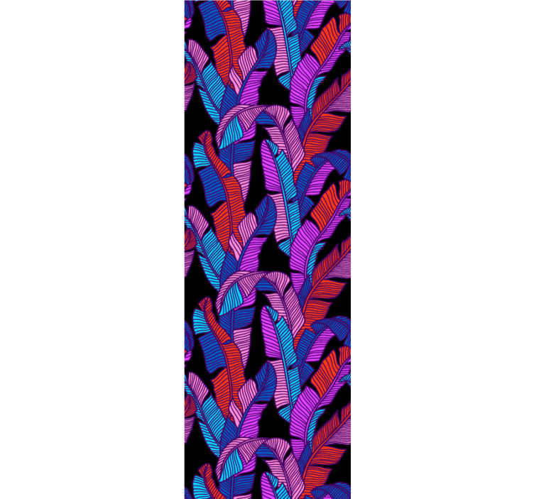 Carta da parati floreale grande motivo vibrante - TenStickers