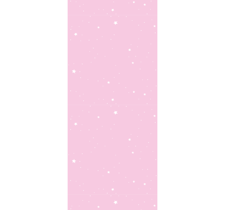 Carta da parati stelle cielo rosa notturno - TenStickers