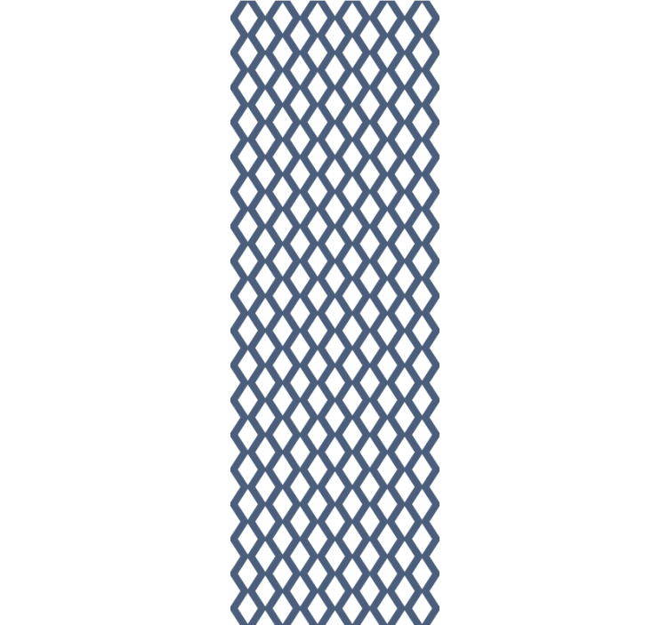 Carta da parati geometrica motivo a diamante - TenStickers