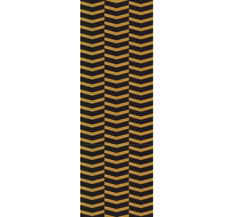 Carta da parati geometrica disegno a strisce chevron - TenStickers