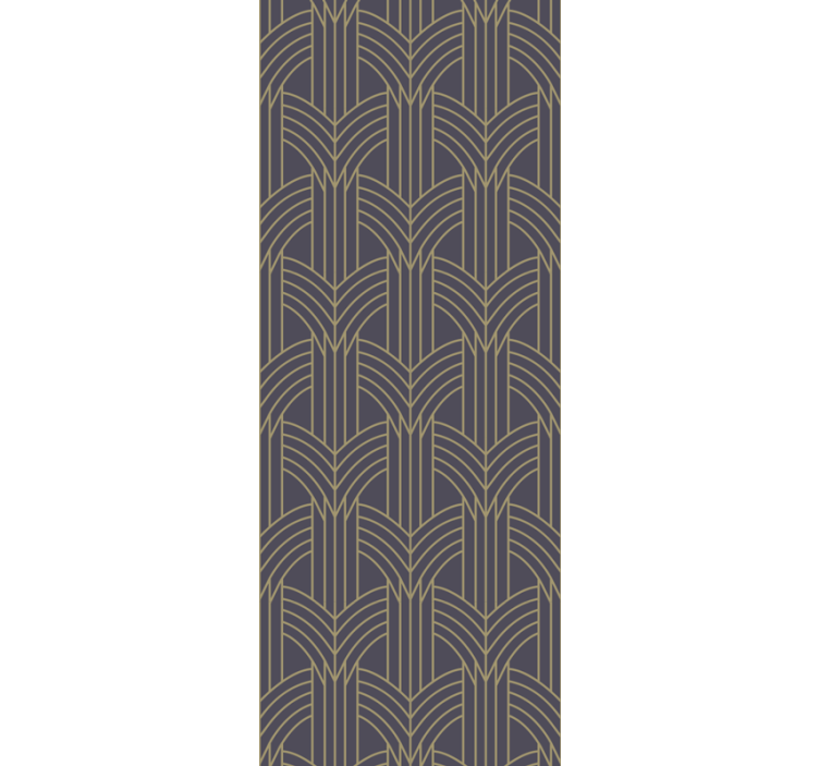 Carta da parati soggiorno stile art déco - TenStickers