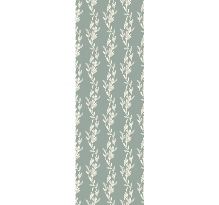 Carta da parati floreale disegno delicato della vite - TenStickers