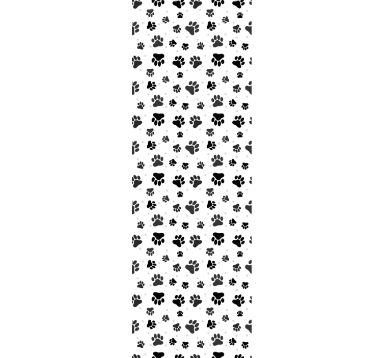 Carta da parati animali impronte di zampe - TenStickers