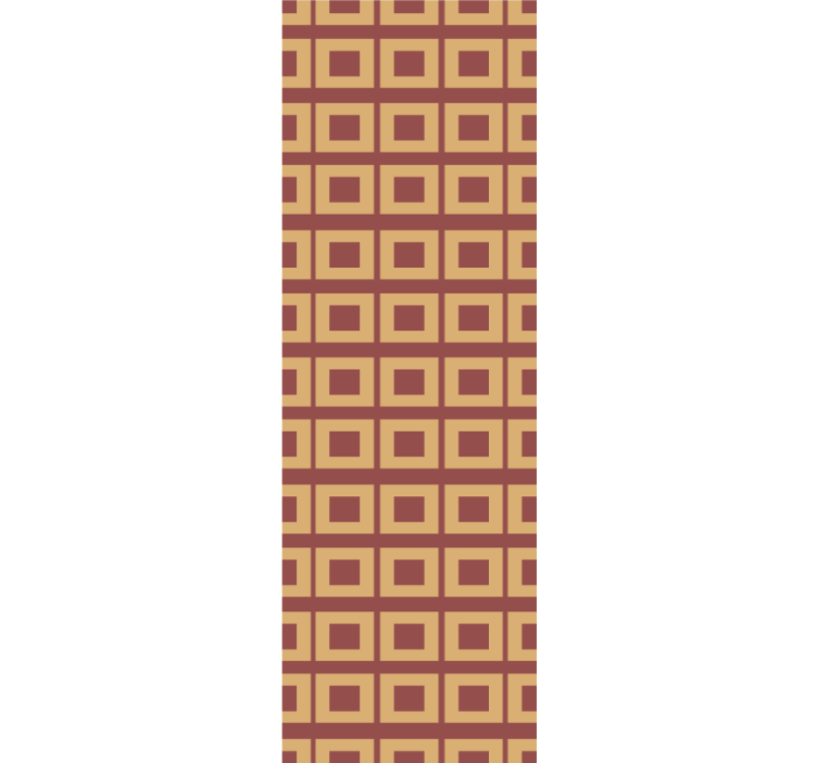 Carta da parati quadrati blocchi geometrici retrò - TenStickers