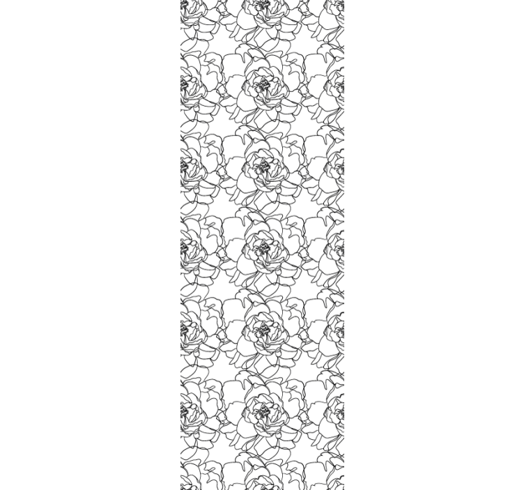 Carta da parati floreale fiore elegante sbocciato - TenStickers