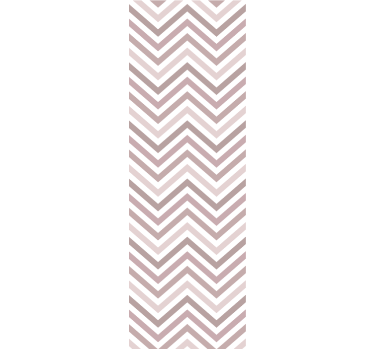 Carta da parati righe orizzontali forme a zigzag chevron - TenStickers