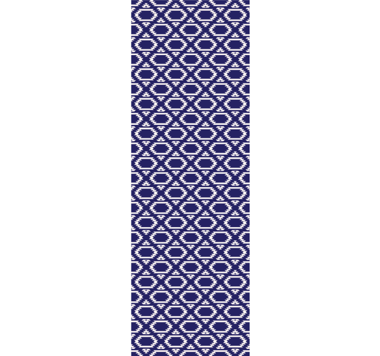 Carta da parati sala da pranzo forme geometriche esagonali - TenStickers