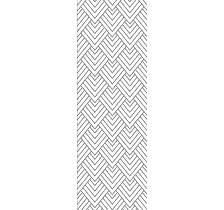 Carta da parati geometrica linee a chevron - TenStickers