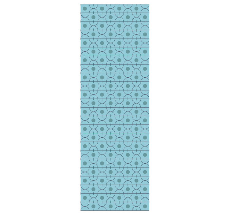 Carta da parati blu forme geometriche blu - TenStickers