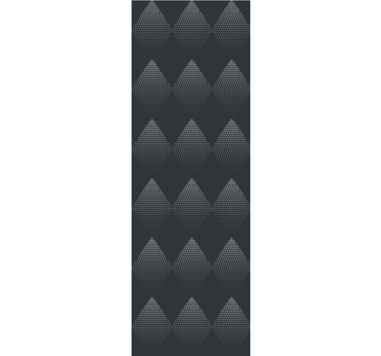 Carta da parati triangoli eleganti forme di diamante - TenStickers