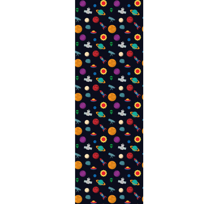 Carta da parati stelle scena di avventura cosmica - TenStickers