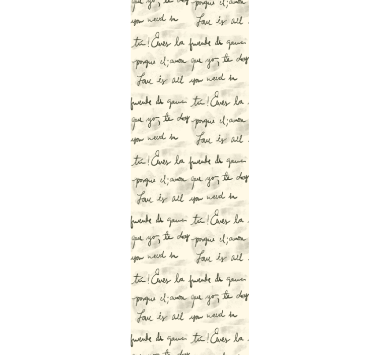 Carta da parati con scritte citazioni d'amore scritte a mano - TenStickers