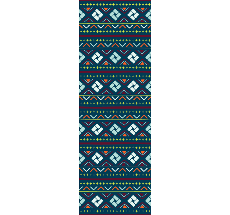 Carta da parati geometrica blocchi di colore geometrici - TenStickers