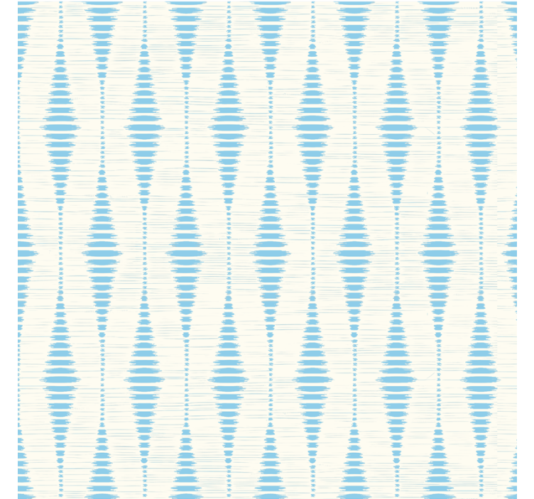 Carta da parati geometrica rabaul ikat azzurro chiaro - TenStickers